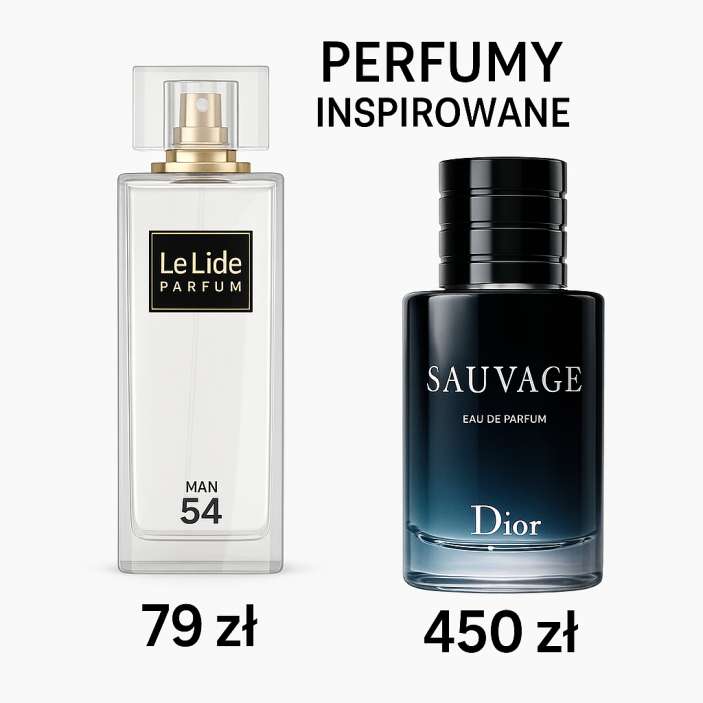 PERFUMY LELIDE NR 54 - 50ML - perfumy o podobnych nutach  Savage
