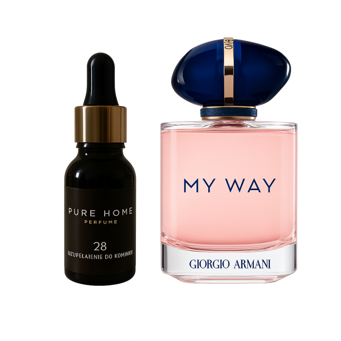 Uzupełnienie do kominka zpapchowego 30 ml - numer 28 z świeczkami