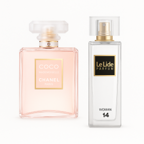 PERFUMY LELIDE NR 14  50ML  perfumy o podobnych nutach Coco Mademoiselle